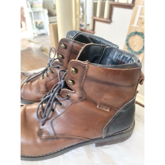 Pikolinos York Leather Lace-Up  Ankle Boots Men’s Size 45 11 $250 Brown Black main image 8